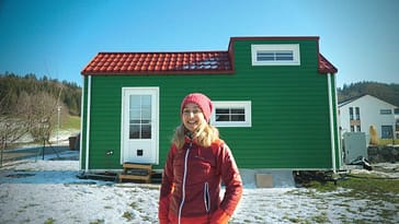 Her Sweet Permitted Tiny House in Germany