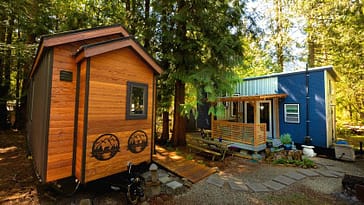Couple’s Side by Side Tiny Houses